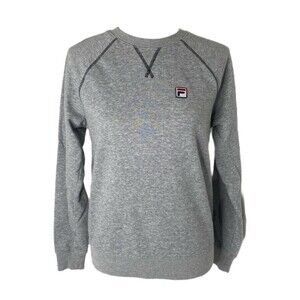 Fila Women's Sweatshirt Grey Long Sleeve Crewneck Size Small